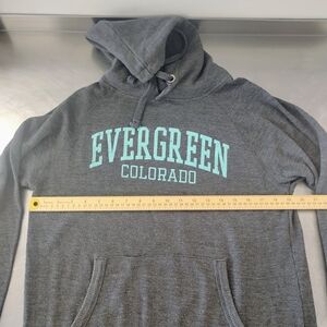 Gray Evergreen Colorado Hoodie Cotton and Polyester
